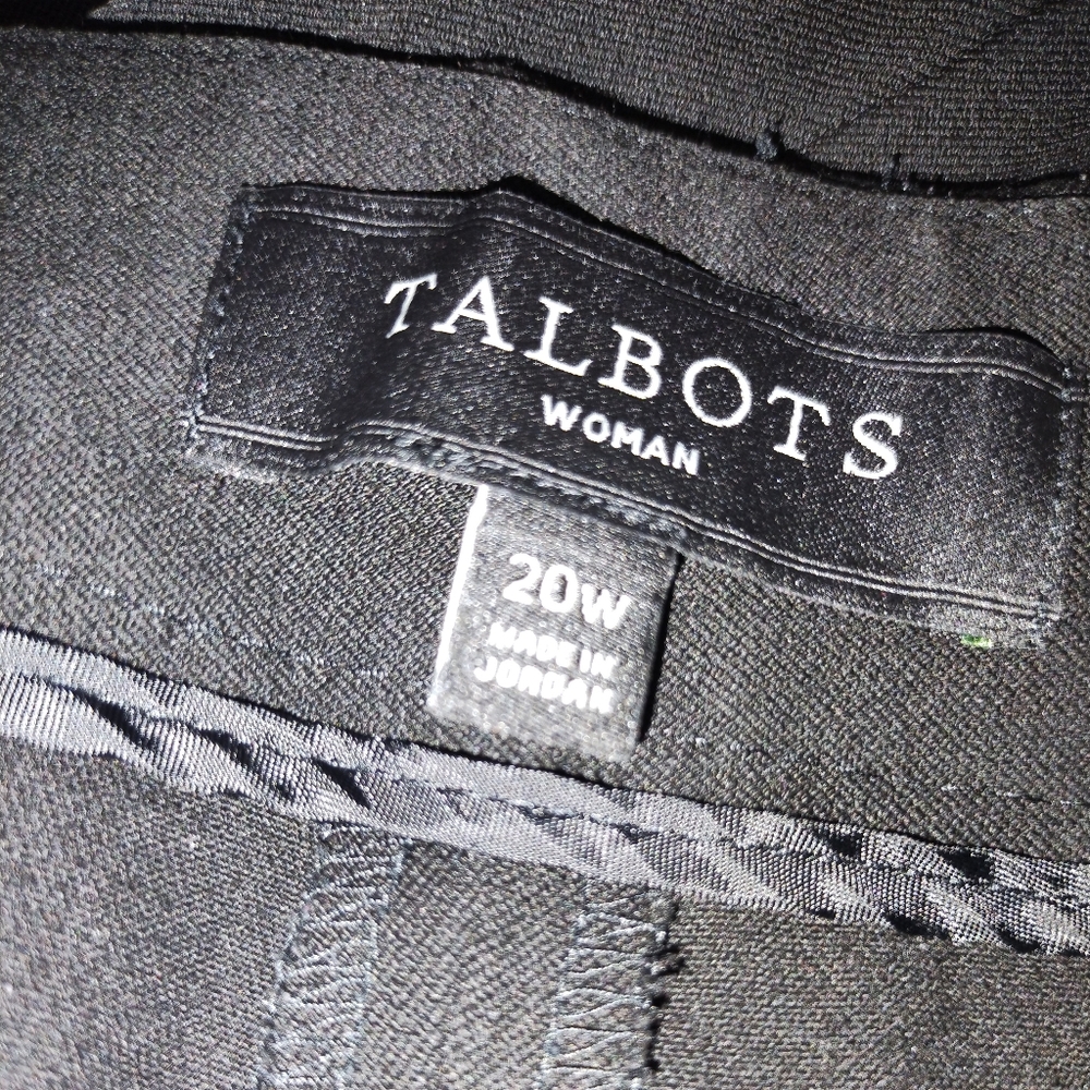 Talbots Refined Bi-Stretch Tailored Straight-Leg Pants, Size 20W, Mills … - Picture 4 of 6